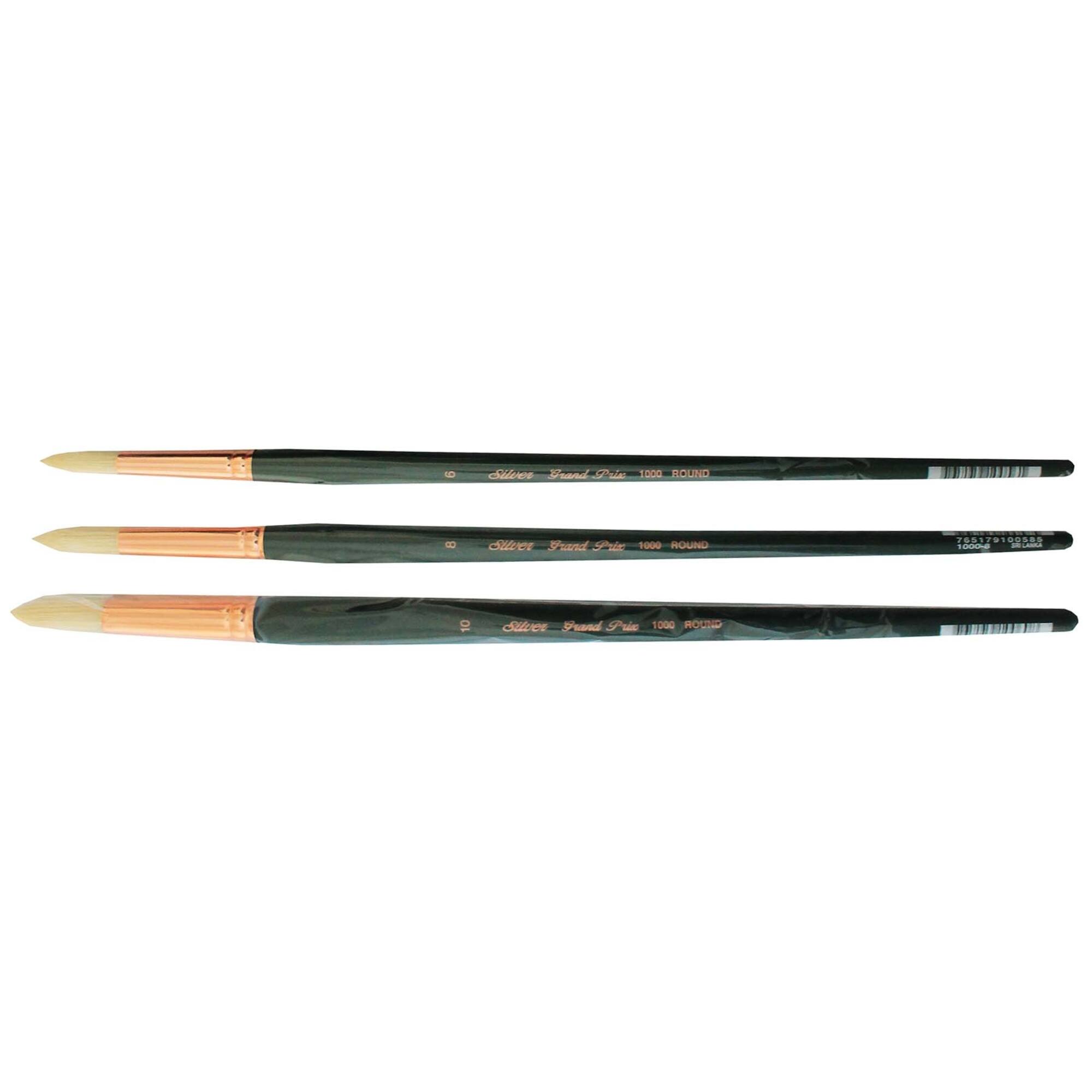 Silver Brush Limited Grand Prix® Large Handle Round Brush Set
